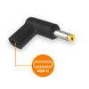 25689_1_800_600 Aligator USB-C napájecí redukce 4.8*1.7mm pro notebooky Asus/Compaq/HP