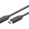 PremiumCord USB-C/male - USB-C/male, černý, 0,5m