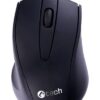 C-TECH Myš WM-07/Ergonomická/Optická/Pro praváky/1 200 DPI/Drátová USB/Černá