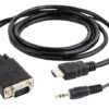 GEMBIRD Redukce HDMI to VGA + audio, 1,8m
