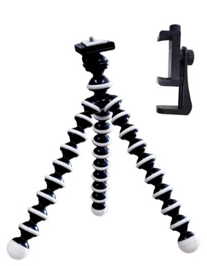 Cestovní stativ VIKING Tripod 4D/délka 25,5cm/pružná,odolná guma/max. zátěž 2kg/upínací šroub 1/4"