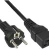 2_s-66 PremiumCord Kabel síťový k počítači 230V 16A 1,5m IEC 320 C19 konektor