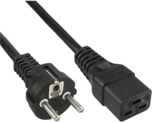 2_s-66 PremiumCord Kabel síťový k počítači 230V 16A 1,5m IEC 320 C19 konektor