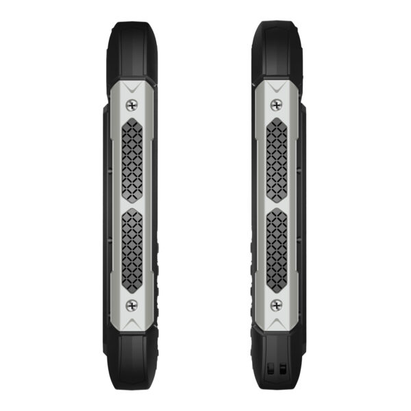 EVOLVEO StrongPhone H1, vodotěsný odolný Dual SIM telefon, černá-stříbrná