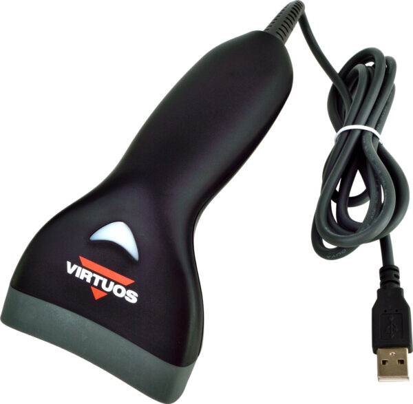 3-1090 CCD čtečka Virtuos HT-10,USB(kláves.RS-232emulace) černá