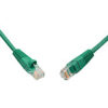 SOLARIX patch kabel CAT5E UTP PVC 3m zelený snag-proof