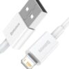 Baseus CALYS-02 Superior Fast Charging Kabel Lightning 2.4A 0.25m White