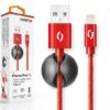 ALIGATOR PREMIUM Datový kabel 2A, Lightning červený