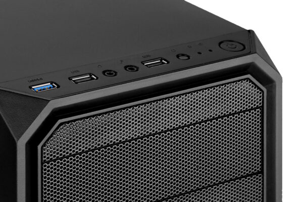 EVOLVEO Shaw 2/Mini ITX/Transpar./Černá