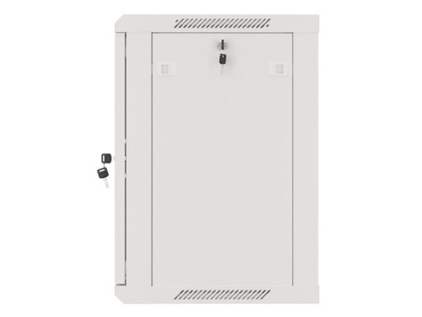 Nástěnný rack 19'' 12U 600X450mm šedý flat pack