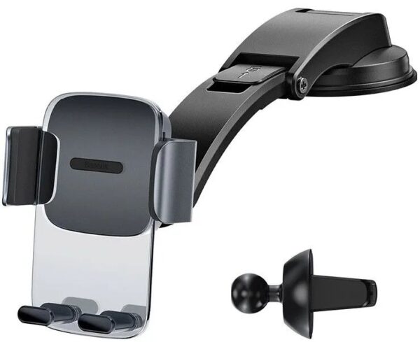 3-3783 Baseus SUYK000001 Easy Control Phone Holder for Air Vent/Dashboard Black