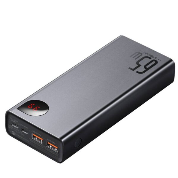 3-38 Baseus PPIMDA-D01 Adaman Digital Display Powerbanka 20000mAh 65W Black