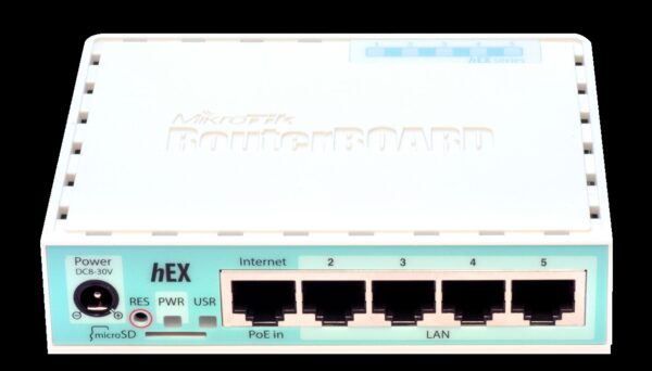 Mikrotik RB750Gr3, hEX, 256MB RAM, 880MHz, 5xGigabitLAN, L4
