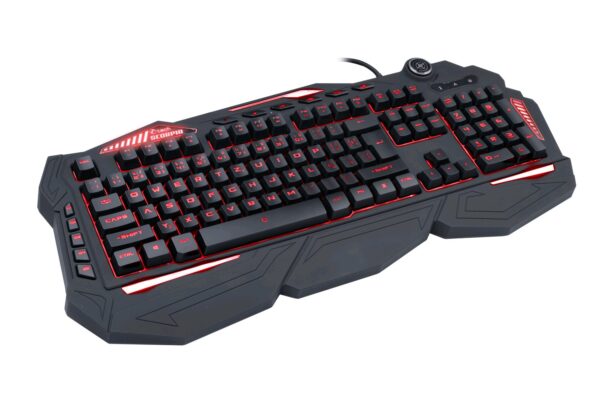 C-TECH Scorpia V2/Drátová USB/CZ-SK layout/Černá