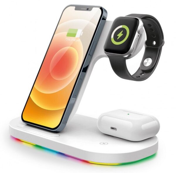 3-5501 Aligator Stanice Smart Station A s bezdrátovým nabíjením 3v1, 15W