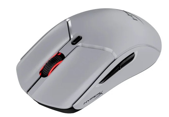 HyperX Pulsefire Haste 2 Pro/Herní/Optická/Pro praváky/26 000 DPI/USB+BT/Šedá