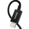 Baseus CALYS-C01 Superior Fast Charging Datový Kabel USB to Lightning 2.4A 2m Black