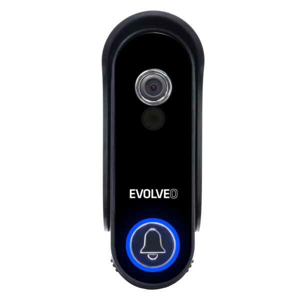 3-5796 EVOLVEO DoorPhone W7, Sada domácího bezdrátového videotelefonu s WiFi černý stříbrný monitor