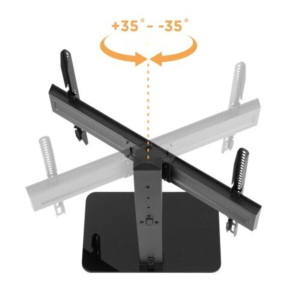 3-5808 Univerzální stojan Brateck LDT03-23L pro TV 37"-70"otočný stolní