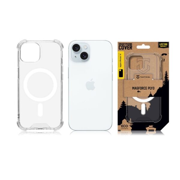 3-5858 Tactical MagForce Plyo Kryt iPhone 15 Transparent