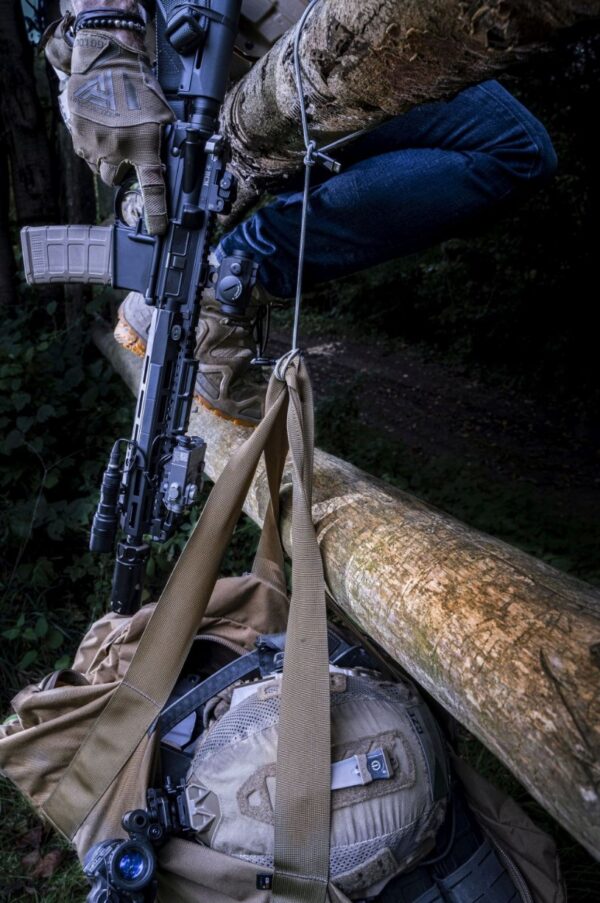 3-5901 Tactical Fast Rope Aramid Cable USB-A/USB-C 2m Grey