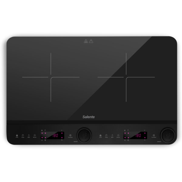 3-6080 Salente InductPro2, indukční vařič, dvouoplotýnkový, černý