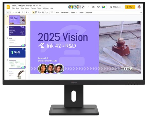 3-6332 Lenovo ThinkVision/E27Q-40/27"/IPS/QHD/100Hz/6ms/Černá/3R