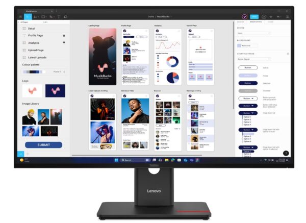 3-6350 Lenovo ThinkVision/T32UD-40/31,5"/IPS/4K UHD/60Hz/4ms/Černá/3R