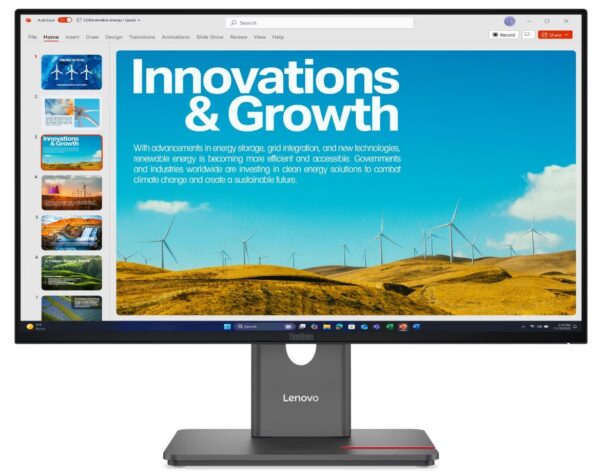 3-6352 Lenovo ThinkVision/P24QD-40/23,8"/IPS/QHD/120Hz/4ms/Černá/3R