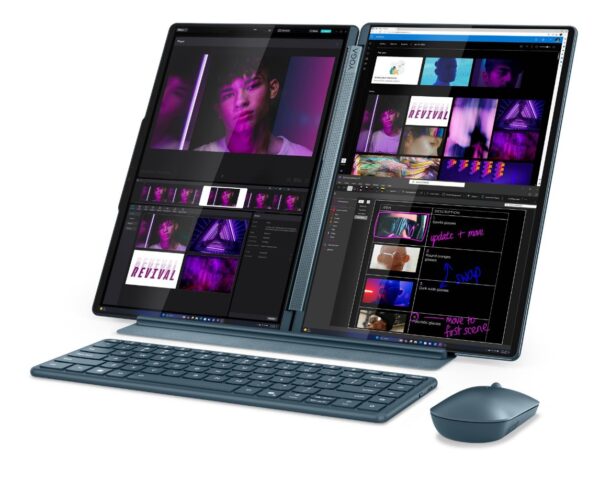 3-6426 Lenovo Yoga Book 9/14IAH10/U7-255H/14"/2880x1800/T/32GB/1TB/Intel int/W11H/Tidal Teal/3R