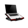 EVOLVEO Ania 5R, chladicí podložka pro notebook, 5x ventilátor, červené podsvícení