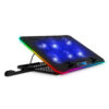 3-6536 EVOLVEO Ania 9, chladící podložka pod notebook, 6x ventilátor, RGB obvodové podsvícení