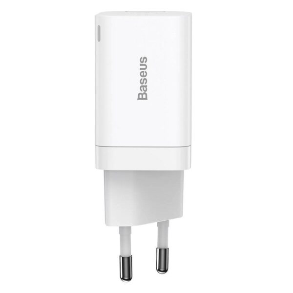 3-95 Baseus CCSUPP-E02 Super Si Quick Nabíječka USB + USB-C 30W White