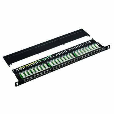 3125_V1 DATACOM Patch panel 19" STP 24 port CAT6 LSA 0,5U