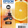 Epson Singlepack Photo Black 33XL Claria Prem. Ink