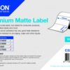 Premium Matte Label -102mm x152mm, 225 labels