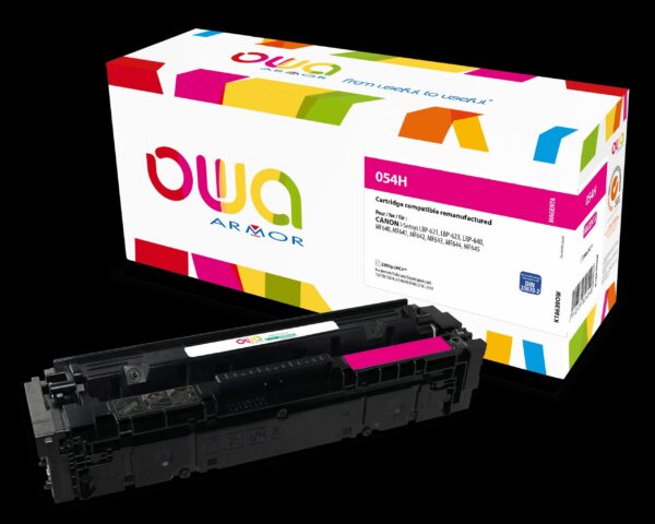 OWA Armor toner kompatibilní s Canon CRG-054H M, 2300st, červená/magenta