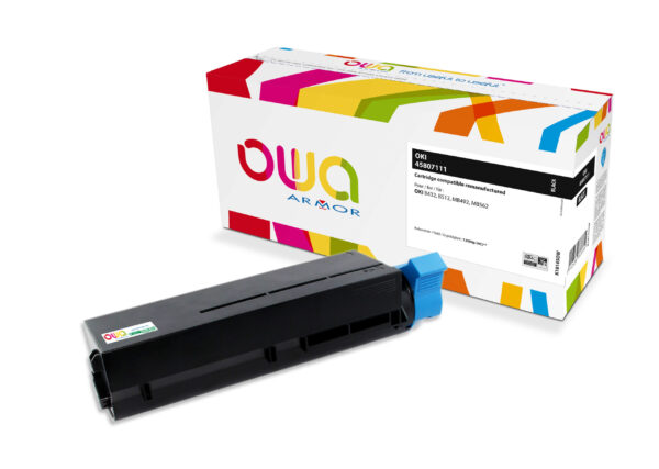 OWA Armor toner kompatibilní s OKI 45807111, černá/black