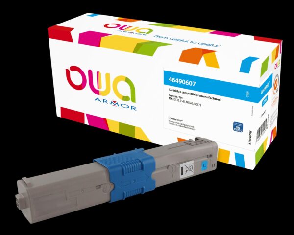 OWA Armor toner kompatibilní s OKI 46490607, 6000st, modrá/cyan