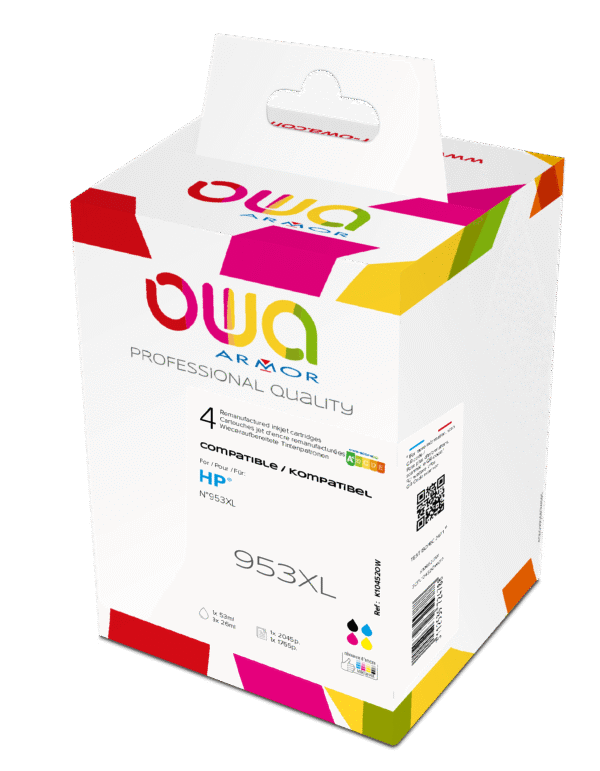 OWA ARMOR ink sada kompatibilní s HP L0S70AE/F6U16-18AE, CMYK