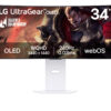 LG UltraGear/34GX90SA-W/34"/OLED/wQHD/240Hz/1ms/Blck-White/2R