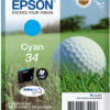 Epson Singlepack Cyan 34 DURABrite Ultra Ink