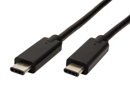 34_s-2 PremiumCord USB-C kabel ( USB 3.1 generation 2, 3A, 10Gbit/s ) černý, 0,5m