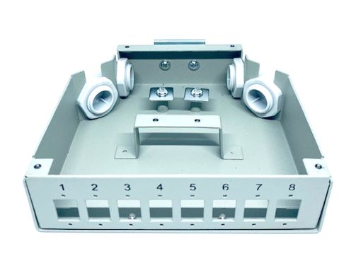 35292_3 Optický box 8C na DIN lištu 8xSC Simplex