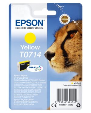 355.659_1_s Epson Singlepack Yellow T0714 DURABrite Ultra Ink