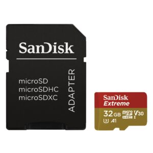 35_s-11 SanDisk Extreme/micro SDHC/32GB/UHS-I U3 / Class 10/+ Adaptér