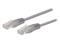 Kabel C-TECH patchcord Cat5e, UTP, šedý, 1m