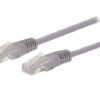 Kabel C-TECH patchcord Cat5e, UTP, šedý, 0,25m