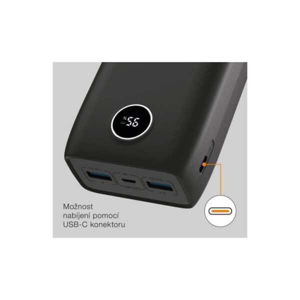 ALIGATOR PBPD30BK 30 000mAh PD 20W černá