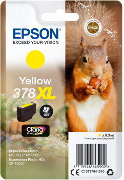 Epson Singlepack Yellow 378 XL Claria Photo HD Ink